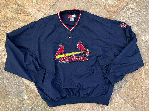 Vintage St. Louis Cardinals Nike Windbreaker Baseball Jacket, Size XL