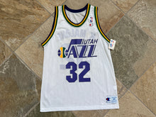 Load image into Gallery viewer, Vintage Utah Jazz Karl Malone Champion Basketball Jersey, Size 44, Large