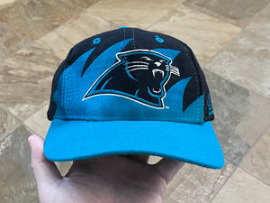 Vintage Carolina Panthers Logo Athletic Sharktooth Snapback Football Hat