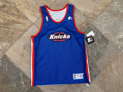 Vintage New York Knicks Starter Reversible Basketball Jersey, Size Large