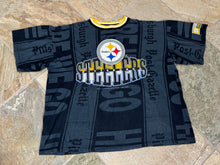 Load image into Gallery viewer, Vintage Pittsburgh Steelers Gallop Front Pages Football TShirt, Size XL