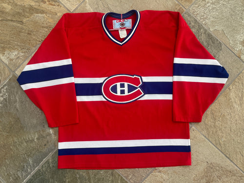 Vintage Montreal Canadiens CCM Hockey Jersey, Size Large