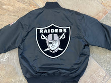 Load image into Gallery viewer, Vintage Oakland Raiders Starter Satin Football Jacket, Size extra large