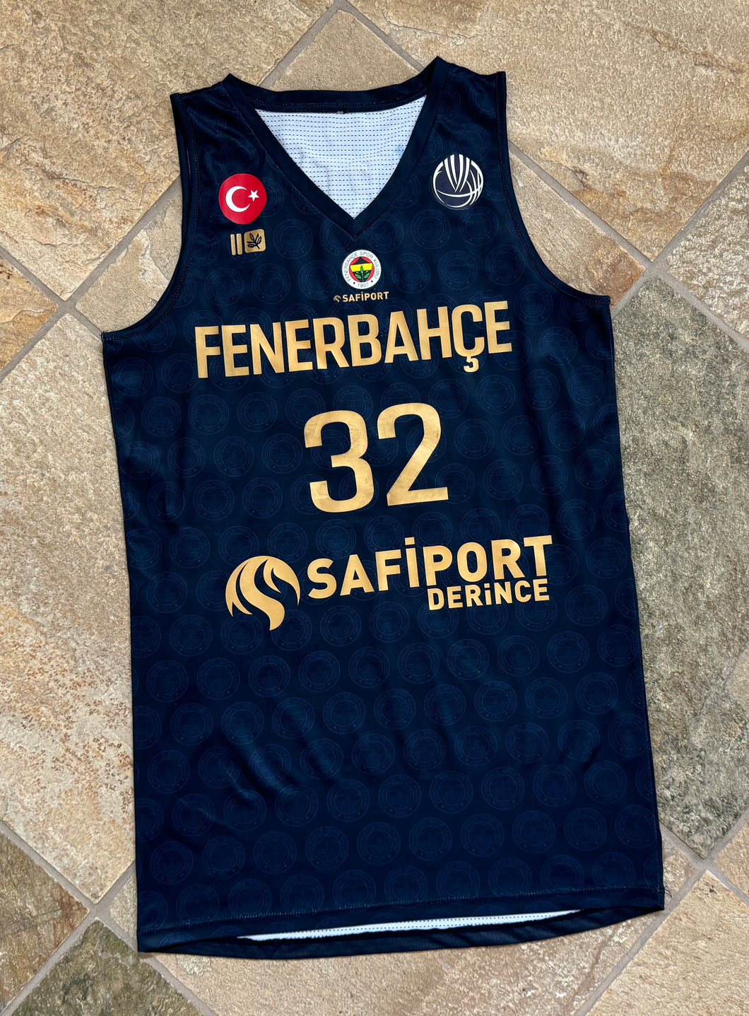 Fenerbahçe Turkey Bria Hartley Safiport Game Worn Basketball Jersey