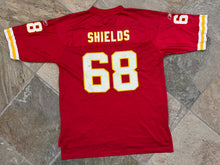 Load image into Gallery viewer, Vintage Kansas City Chiefs Will Shields Reebok Football Jersey, Size Large