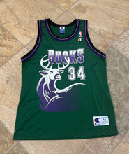Load image into Gallery viewer, Vintage Milwaukee Bucks Ray Allen Big Buck Champion Basketball Jersey, Size 44, Large