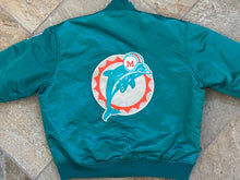 Load image into Gallery viewer, Vintage Miami Dolphins Starter Satin Football Jacket, Size Large