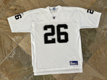 Load image into Gallery viewer, Vintage Oakland Raiders Rod Woodson Reebok Football Jersey, Size XL
