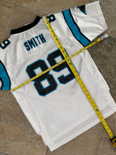 Load image into Gallery viewer, Vintage Carolina Panthers Steve Smith Reebok Football Jersey, Size Youth Large, 14-16