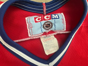 Vintage Montreal Canadiens CCM Hockey Jersey, Size Large