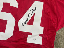 Load image into Gallery viewer, Vintage San Francisco 49ers Dave Wilcox Wilson Signed JSA Football Jersey, Size 46, Large