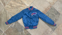 Load image into Gallery viewer, Vintage Buffalo Bills Chalk Line Satin Football Jacket, Size Youth Small, 10-12