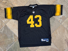 Load image into Gallery viewer, Vintage Pittsburgh Steelers Troy Polamalu Reebok Football Jersey, Size XL