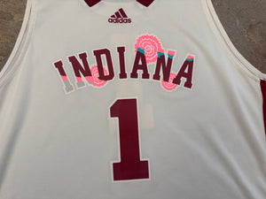 Indiana Hoosiers Black Excellence Adidas College Basketball Jersey, Size XXL