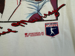 Vintage Cleveland Indians Eddie Murray Baseball TShirt, Size Large