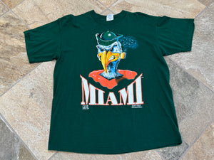 Vintage Miami Hurricanes College TShirt, Size XL