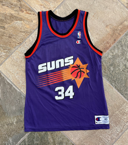 Vintage Phoenix Suns Charles Barkley Champion Basketball Jersey, Size 40, Medium