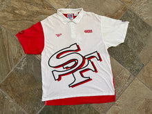 Load image into Gallery viewer, Vintage San Francisco 49ers Reebok Polo Football TShirt, Size Large