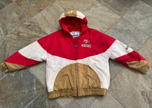Load image into Gallery viewer, Vintage San Francisco 49ers Logo Athletic Parka Football Jacket, Size Large