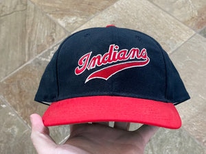 Vintage Cleveland Indians Roman Script Pro Fitted Baseball Hat, Size 7 1/2