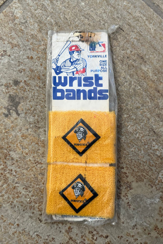 Vintage Pittsburgh Pirates MLB Baseball Wristbands ###