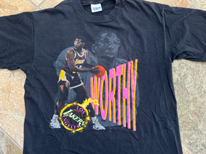 Vintage Los Angeles Lakers James Worthy Salem Basketball TShirt, Size XL
