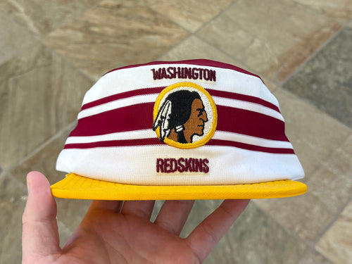 Vintage Washington Redskins AJD Pill Box Snapback Football Hat