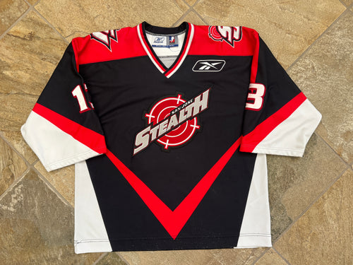 Vintage San Jose Stealth Travis Gillespie Game Worn Reebok NLL Lacrosse Jersey ###