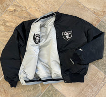 Load image into Gallery viewer, Vintage Los Angeles Raiders Starter Satin Reversible Football Jacket, Size XL