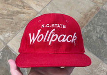 Load image into Gallery viewer, Vintage NC State Wolfpack Sports Specialties Script Snapback College Hat
