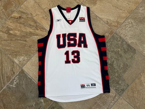 Vintage Team USA Tim Duncan Reebok Basketball Jersey, Size 44, Large