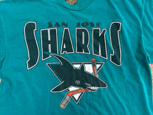 Load image into Gallery viewer, Vintage San Jose Sharks Nutmeg Hockey TShirt, Size XL