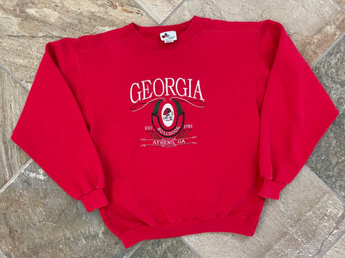 Vintage Georgia Bulldogs College Football Sweatshirt, Size Medium