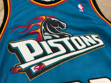 Load image into Gallery viewer, Vintage Detroit Pistons Grant Hill Nike Basketball Jersey, Size 44, Large