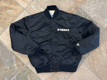 Load image into Gallery viewer, Vintage Los Angeles Raiders Starter Satin Football Jacket, Size Medium