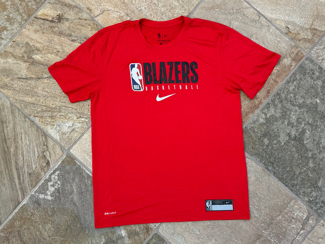 Portland Trailblazers Nike Authentics Basketball TShirt, Size Large