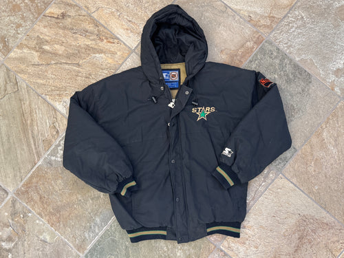 Vintage Minnesota North Stars Starter Parka Hockey Jacket, Size Large