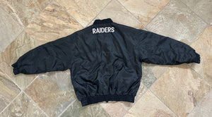 Vintage Oakland Raiders Pro Player Reversible Football Jacket, Size Large