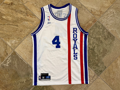 Vintage Sacramento Kings Royals Chris Webber Reebok Basketball Jersey, Size Medium