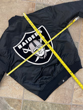 Load image into Gallery viewer, Vintage Los Angeles Raiders Starter Satin Football Jacket, Size Medium
