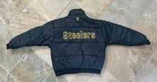 Load image into Gallery viewer, Vintage Pittsburgh Steelers Pro Player Reversible Parka Football Jacket, Size XL