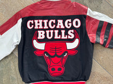 Load image into Gallery viewer, Vintage Chicago Bulls Jeff Hamilton Leather Basketball Jacket, Size Medium