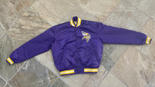 Load image into Gallery viewer, Vintage Minnesota Vikings Starter Satin Football Jacket, Size Large
