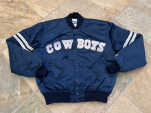 Load image into Gallery viewer, Vintage Dallas Cowboys Starter Satin Football Jacket, Size Large