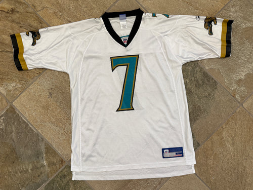 Vintage Jacksonville Jaguars Byron Leftwich Reebok Football Jersey, Size Large