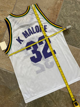 Load image into Gallery viewer, Vintage Utah Jazz Karl Malone Champion Basketball Jersey, Size 44, Large