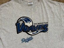 Load image into Gallery viewer, Vintage Wilmington Waves Los Angeles Dodgers Baseball TShirt, Size Large