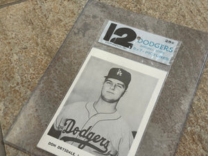 Vintage 1961 Los Angeles Dodgers 5x7 Pictures Don Drysdale - 12 ###