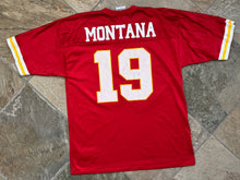 Load image into Gallery viewer, Vintage Kansas City Chiefs Joe Montana Logo Athletic Football Jersey, Size XL