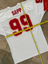 Load image into Gallery viewer, Vintage Tampa Bay Buccaneers Warren Sapp Wilson Football Jersey, Size 46, Large